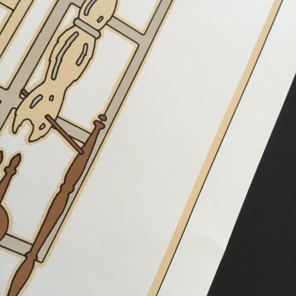 David Lance Goines The Carpet Center Lithograph Print Poster 1976 18 x 24 - Picture 6 of 7